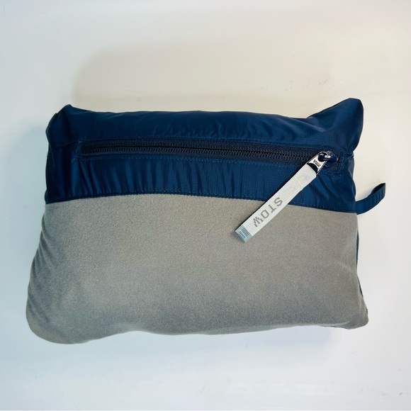 L.L. Bean Trail Model Rain Jacket Fleece-Lined Nautical Navy Size Medium Petite - Picture 12 of 13